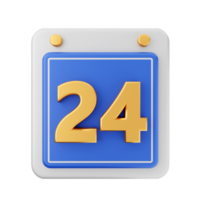 3d calendario icono ilustración hacer png