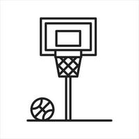 baloncesto ilustración vector