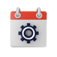 3d calendar date day schedule event icon illustration png