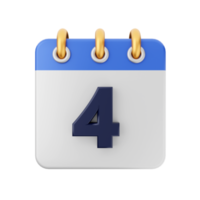 3d calendar event date day schedule icon illustration png