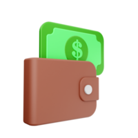 3d payment money dollar credit card png