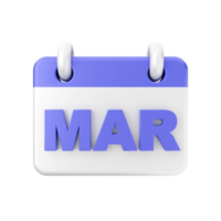 3d calendar icon illustration png