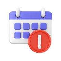 3d calendar icon illustration png