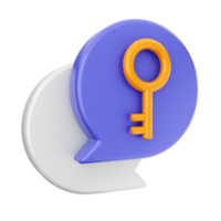 3d chat chatting icon png