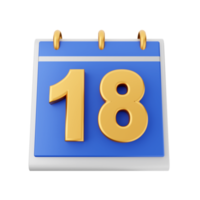 3d calendar event date day schedule icon illustration png