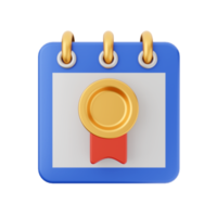 3d calendar event date day schedule icon illustration png