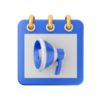 3d calendar event date day schedule icon illustration png