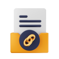 3d folder icon illustration render png