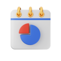 3d calendar icon illustration png