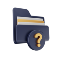 3d folder icon png