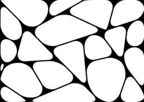 Stone pattern black and white for abstract background vector
