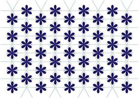Floral pattern black and white. For abstract background vector