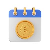 3d calendar event date day schedule icon illustration png