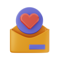 3d email mail envelope icon illustration png