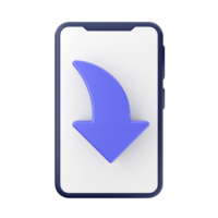 3d smartphone icon png