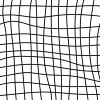 Grid hand drawn texture vector