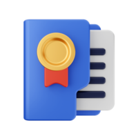 3d folder file icon illustration png