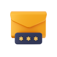 3d mail email message envelope png