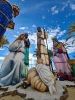 de españa mas grande natividad escena en alicante durante el día foto