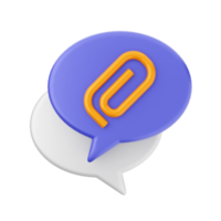 3d chat chatting icon png