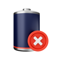 3d battery charge energy icon illustration png