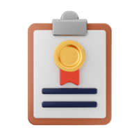 3d file report icon illustration png