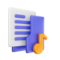 3d folder icon illustration png