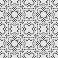 vector decorating geometric flower shapes and pattern design background