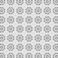 vector decorating geometric flower shapes and pattern design background