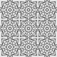 vector decorating geometric flower shapes and pattern design background