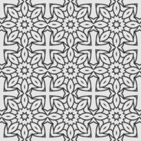 vector decorating geometric flower shapes and pattern design background