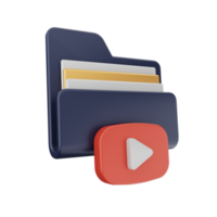 3d folder icon png