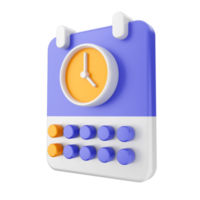 3d calendar icon illustration png