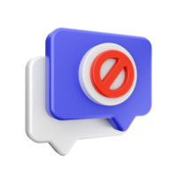 3d chat icon png