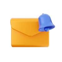 3d enviar o email mensagem envelope png