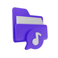 3d folder icon file illustration png