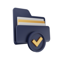 3d folder icon png