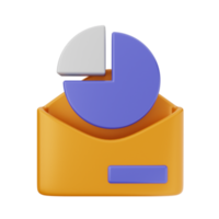 3d email mail envelope icon illustration png