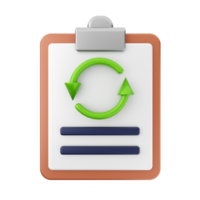 3d file report icon illustration png