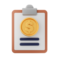 3d money coin dollar icon illustration png