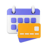 3d calendar icon illustration png