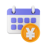 3d calendar icon illustration png