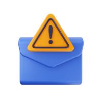 3d Mail Email Botschaft Briefumschlag png