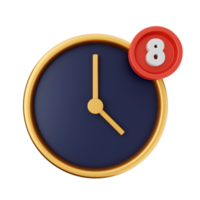 3d notification icon illustration png