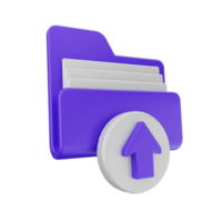 3d folder icon png