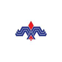 Bird wings logo vector