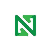 Letter N logo vector