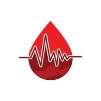 Blood illustration logo vector