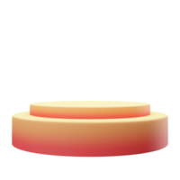 Zylinder Pastell- Podium Stand Show kosmetisch Produkt png