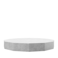 Hexagon Beton Podium Stand Produkt Vitrinen. kosmetisch Produkte png